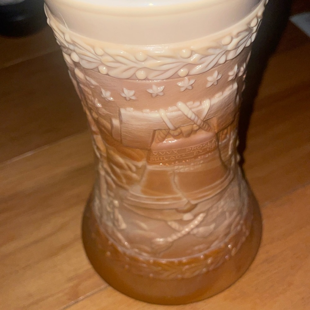 Vintage Embossed Ceramic Beer Stein